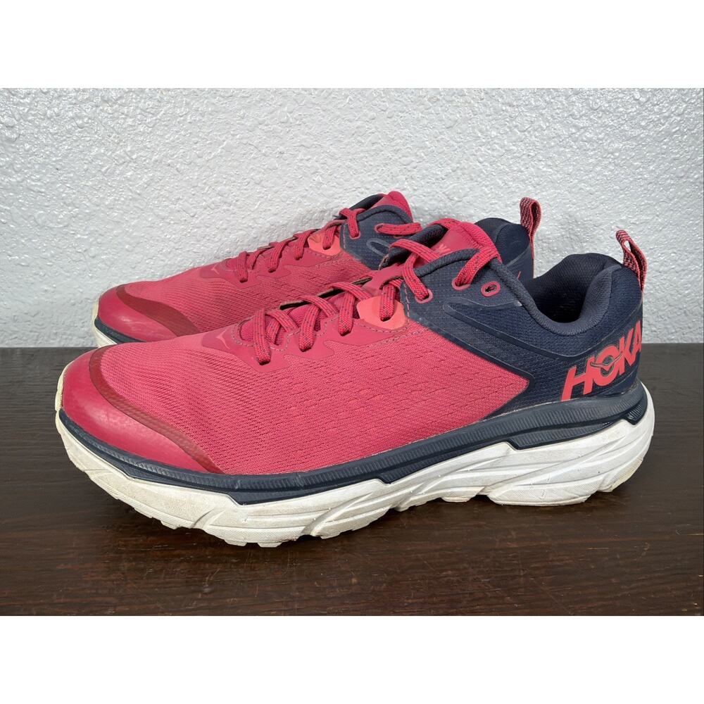 Hoka One One Challenger ATR 6 1106512JOSP Womens US 10 B Shoes Red Navy Sneaker